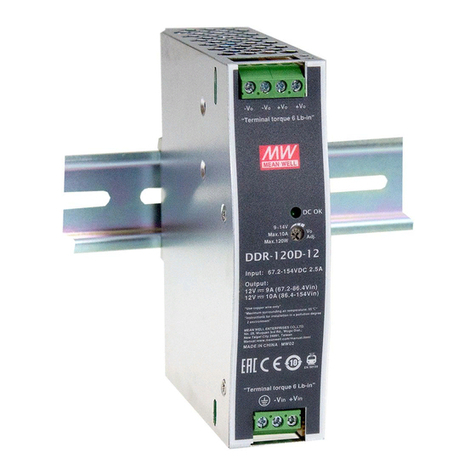 Meanwell DDR-120A-12 User manual
