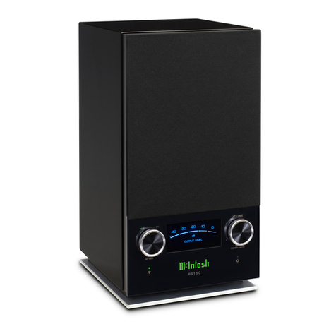McIntosh RS150 User manual
