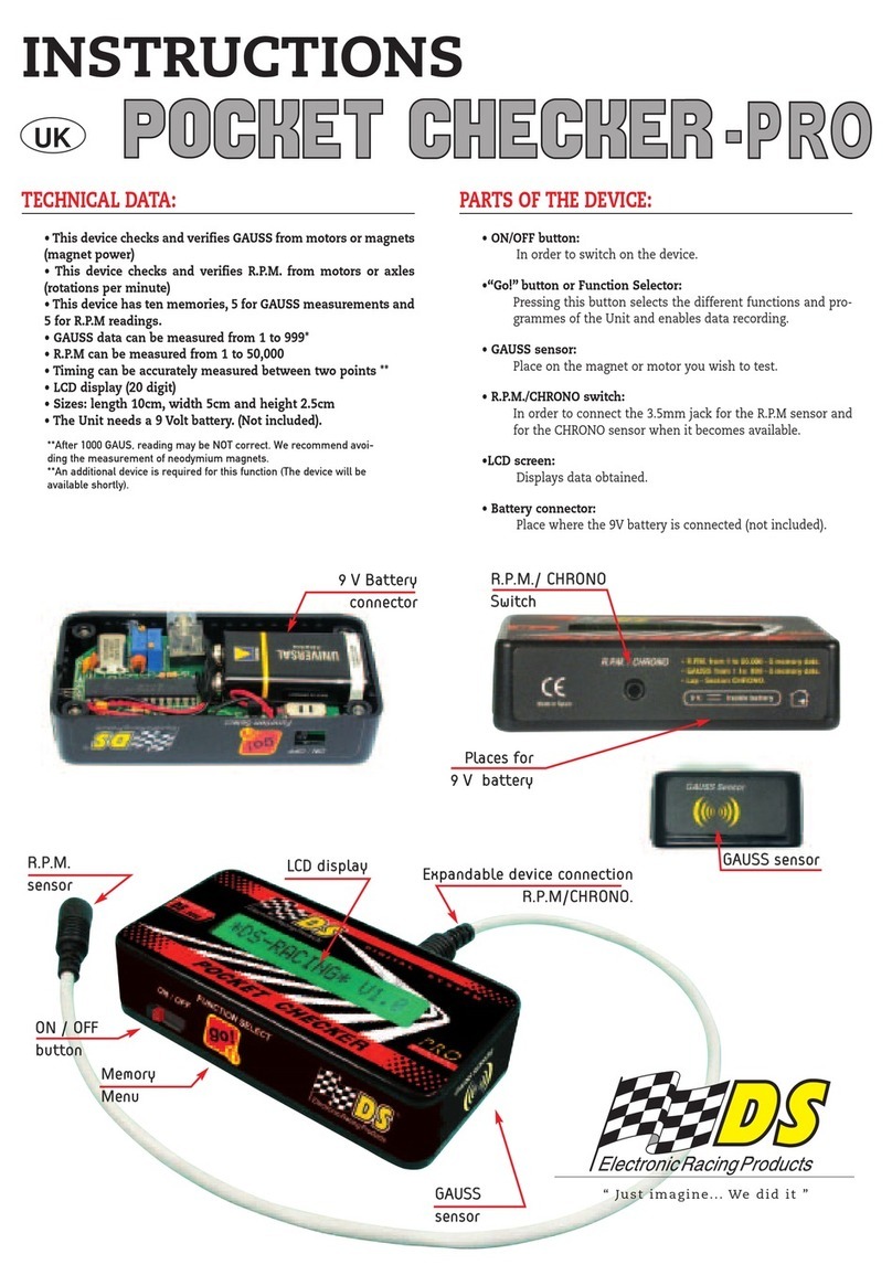 DS Pocket Checker-Pro User manual