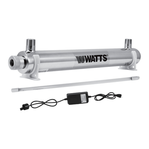 Watts PURE WATER PWUV Series Installation, operation and maintenance manual Watts PURE WATER PWUV Series Installation, operation and maintenance manual