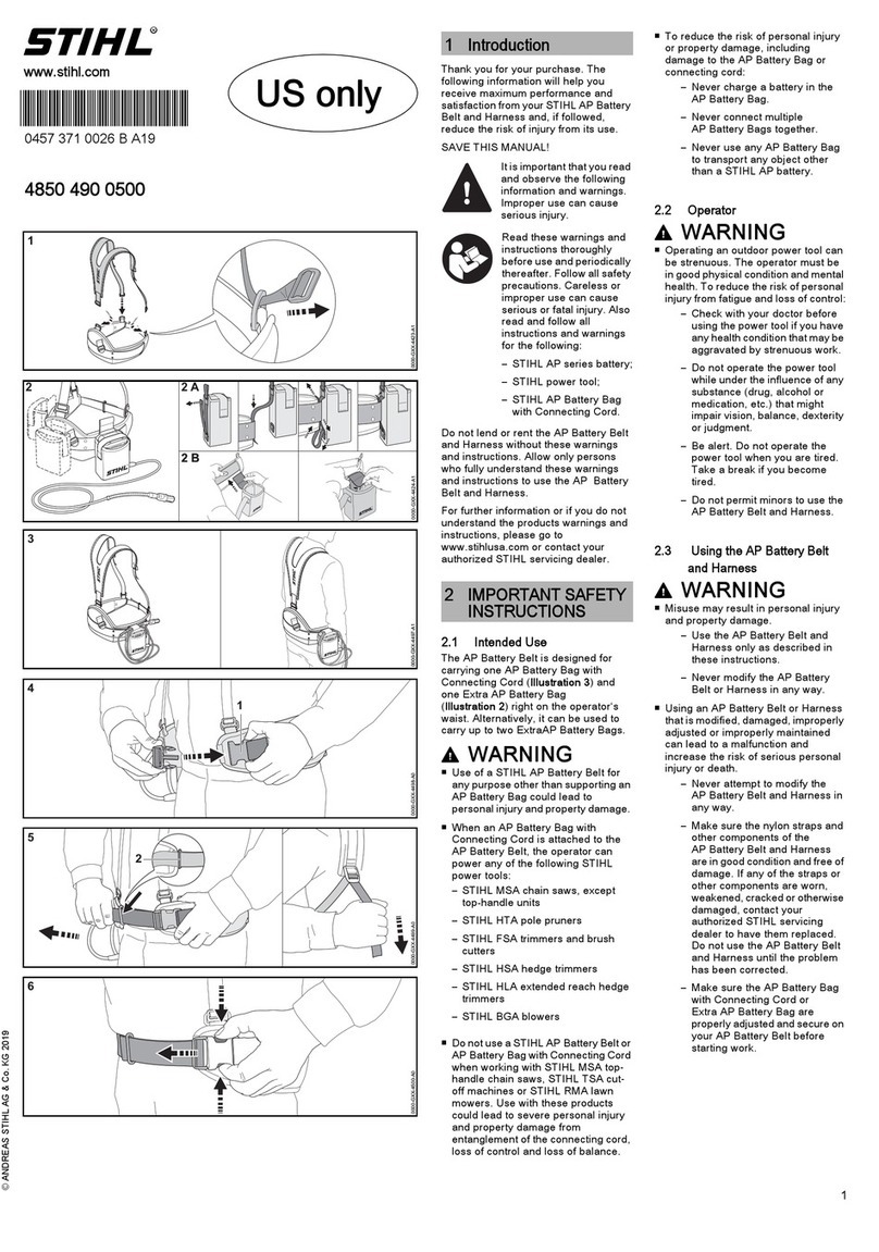 Stihl 4850 490 0500 User manual