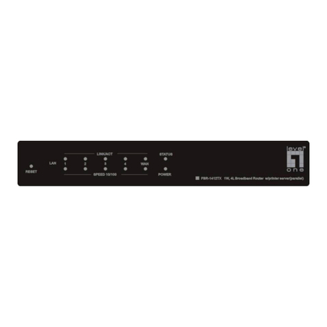 LevelOne FBR-1413TX user manual