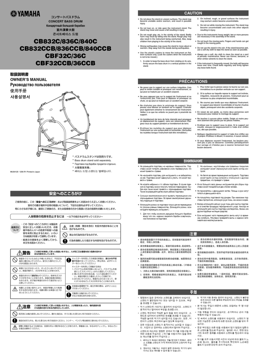 Yamaha CB832C owner's manual