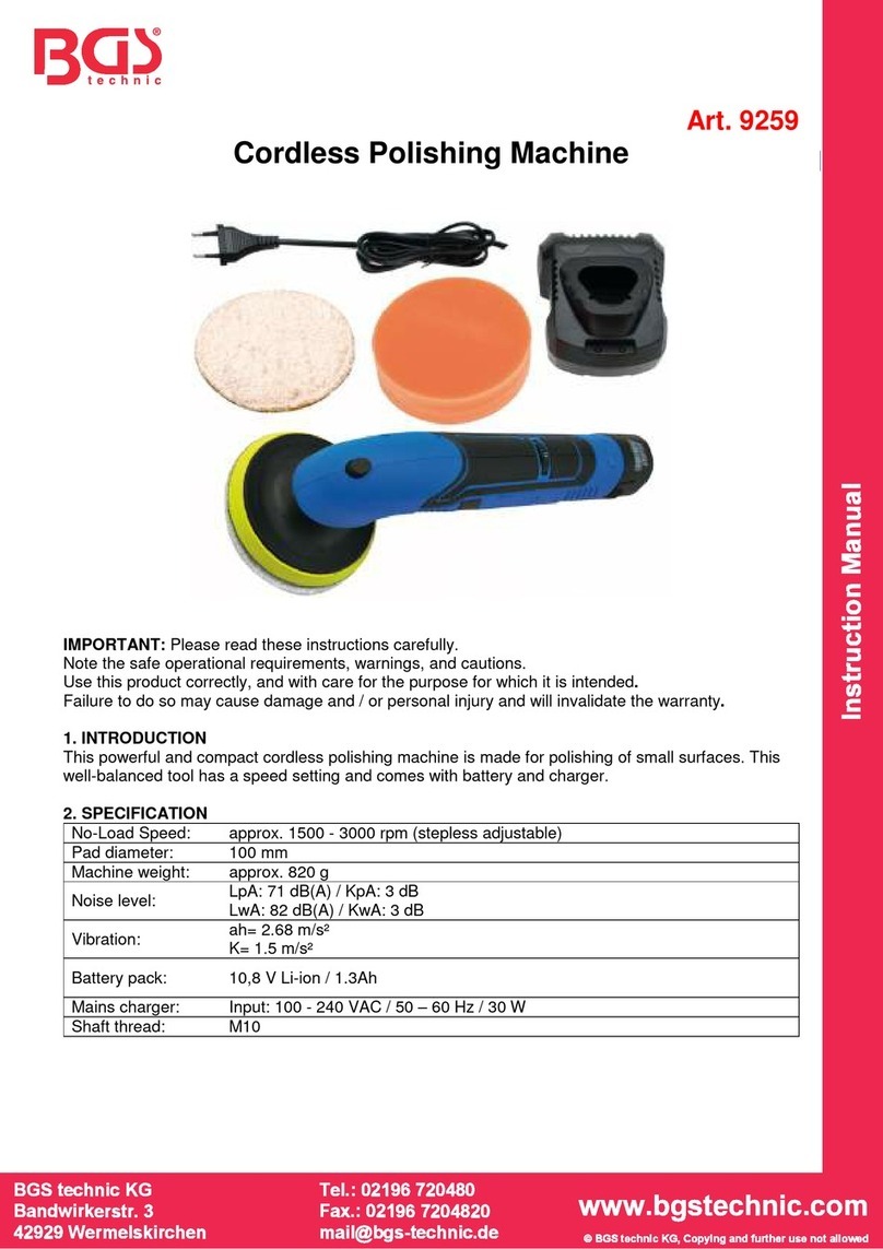 BGS technic 9259 instruction manual