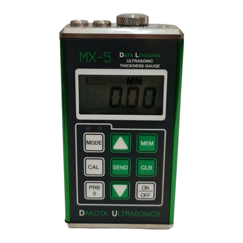 DAKOTA ULTRASONICS MX-5 User manual