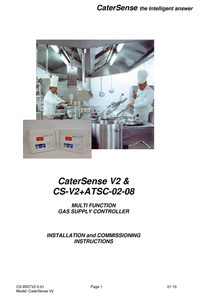 TRENT CaterSense V2 Installation and commissioning instructions TRENT CaterSense V2 Installation and commissioning instructions