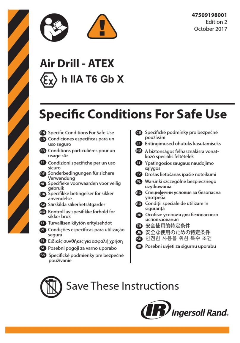 Ingersoll-Rand ATEX User manual
