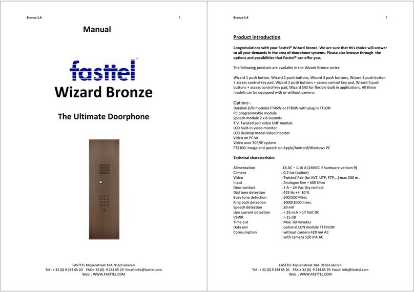 Fasttel Wizard Bronze User manual