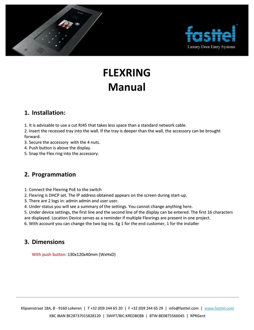 Fasttel FLEXRING User manual Fasttel FLEXRING User manual