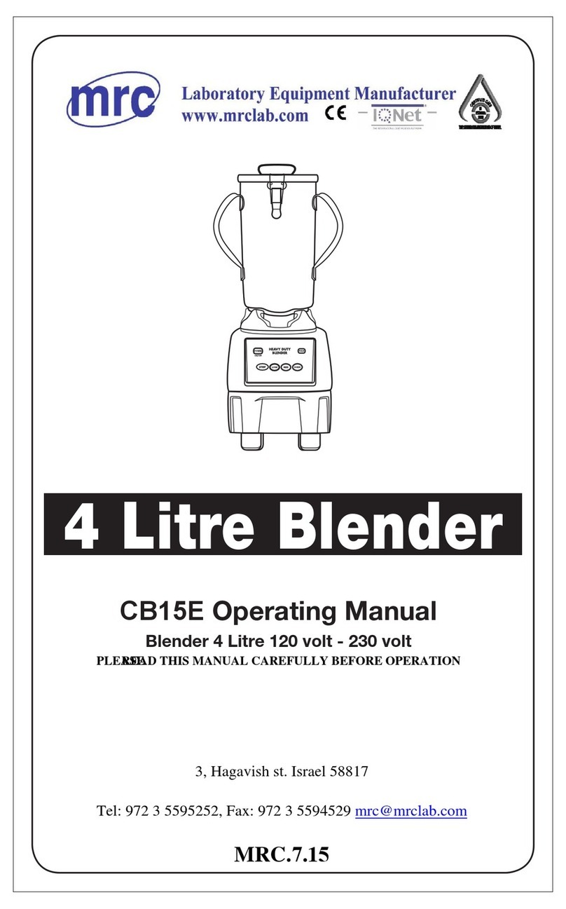 MRC CB15E operating manual