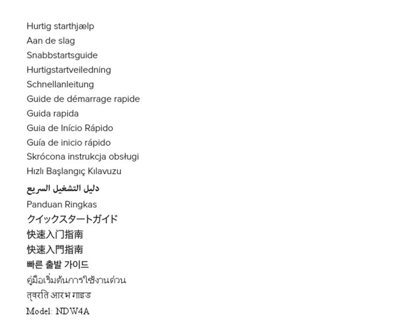 SKAGEN NDW4A manual