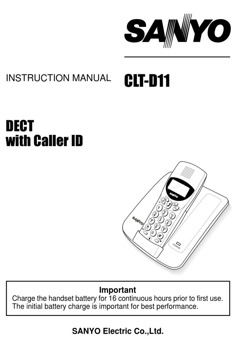 Sanyo CLT-D11 User manual