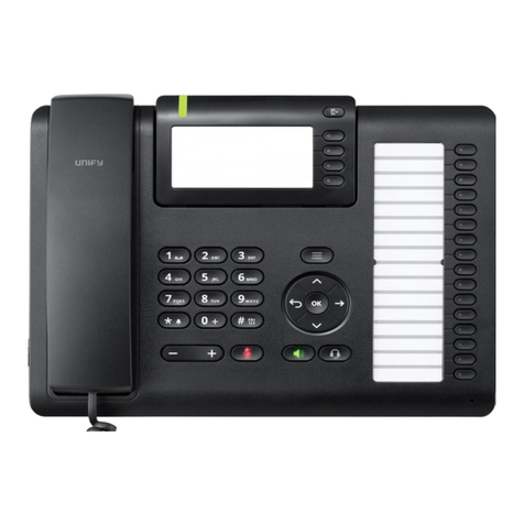 Unify OpenScape Desk Phone CP400T User manual