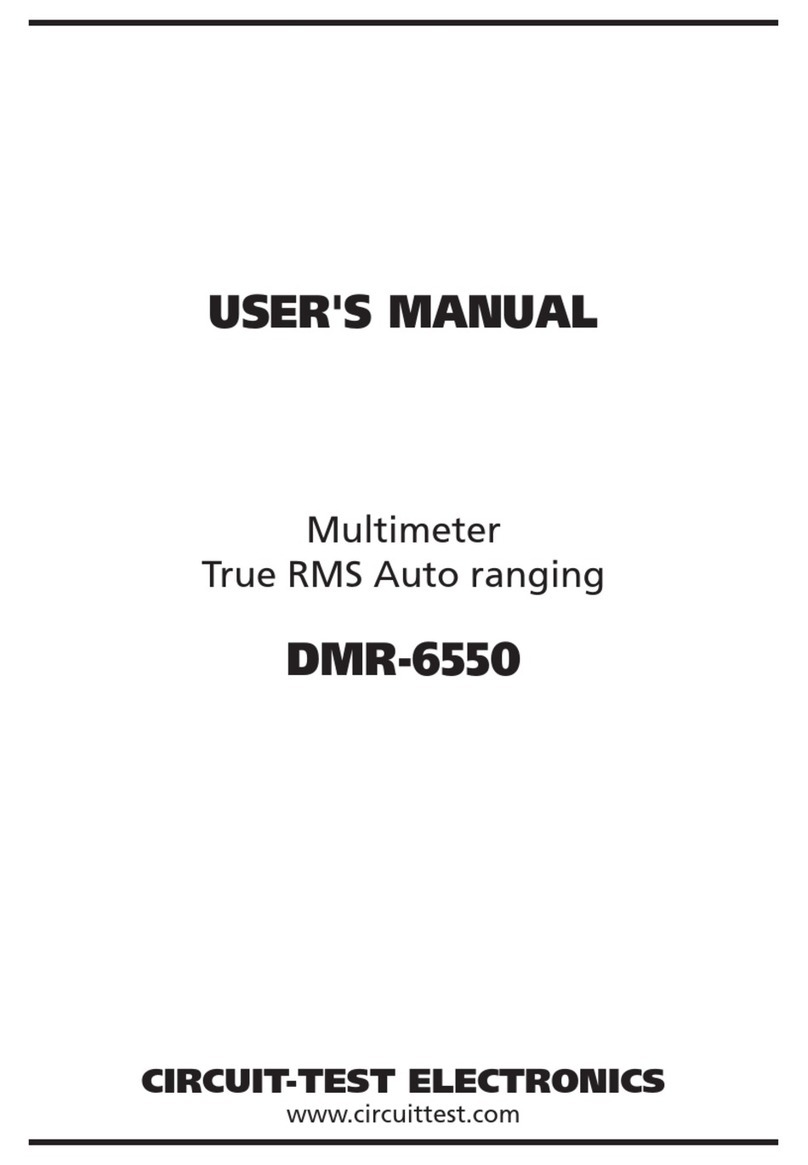 Circuit-test DMR-6550 User manual