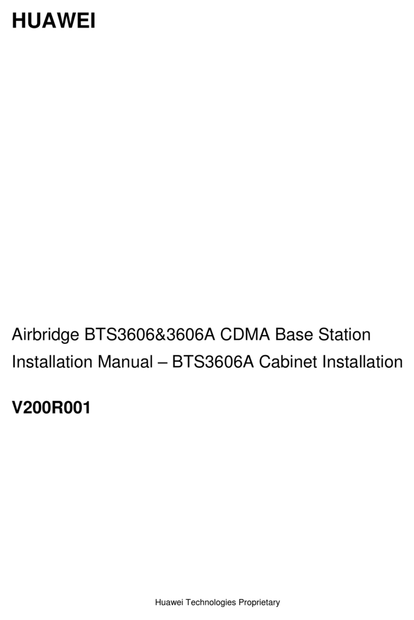 Huawei BTS3606 installation manual