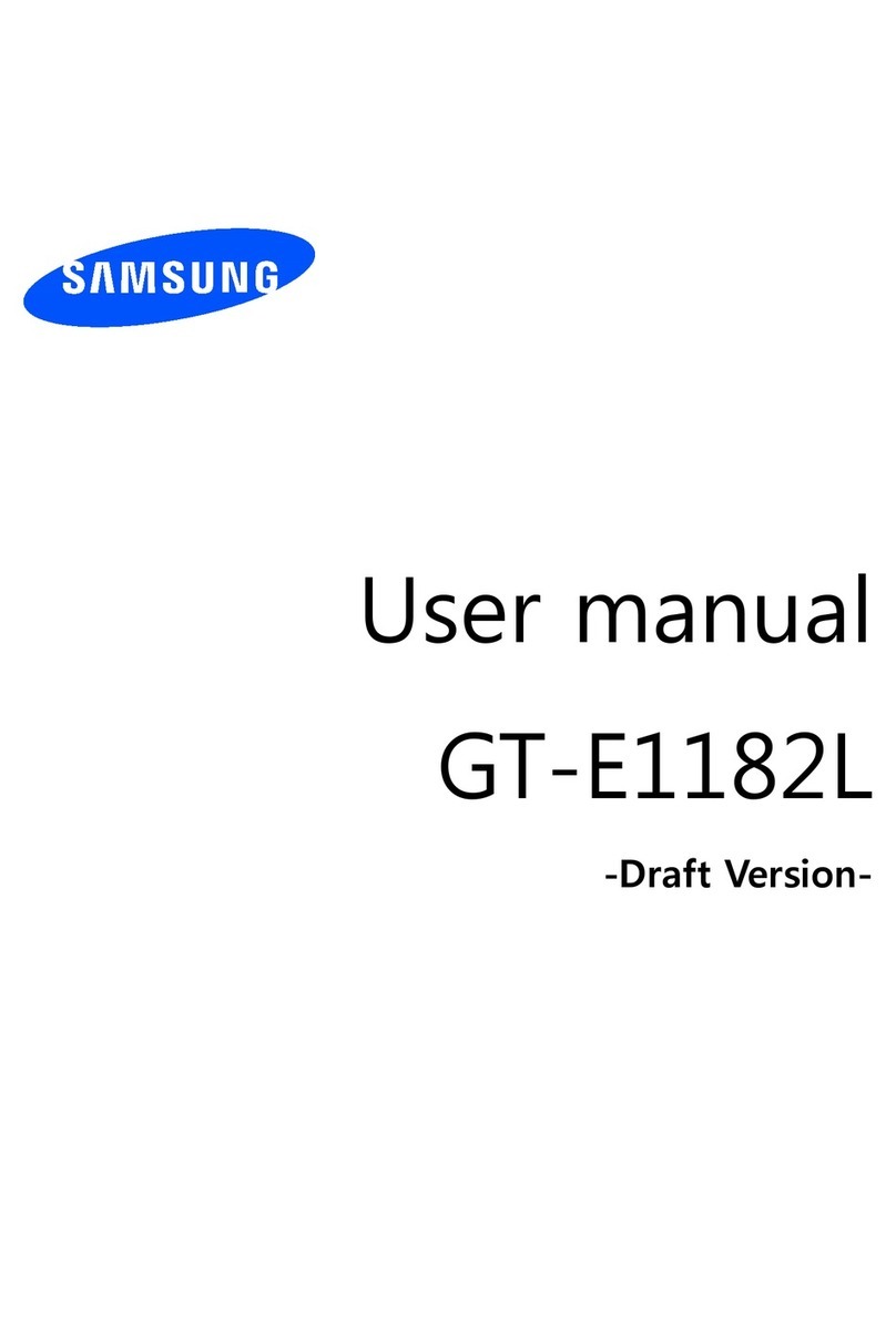 Samsung GT-E1182L User manual