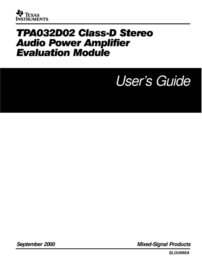 Texas Instruments TPA032D02 User manual