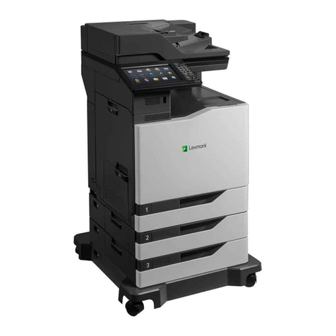 Lexmark CX827 User manual