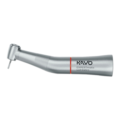 KaVo EXPERTmatic LUX contra-angle E25 L Instructions for use KaVo EXPERTmatic LUX contra-angle E25 L Instructions for use