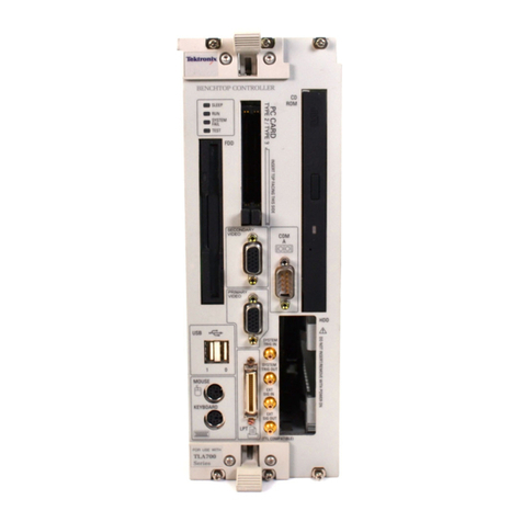 Tektronix TLA721 User manual