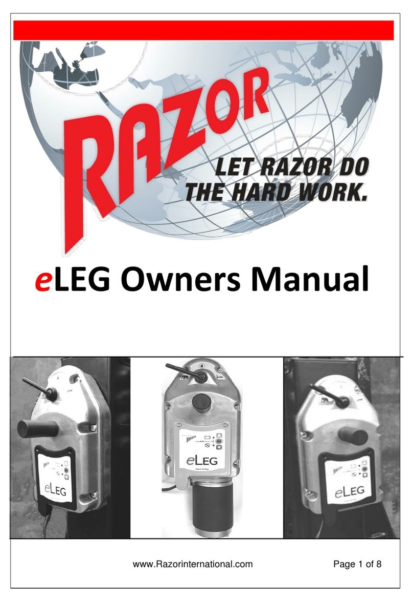 Razor eLEG owner's manual