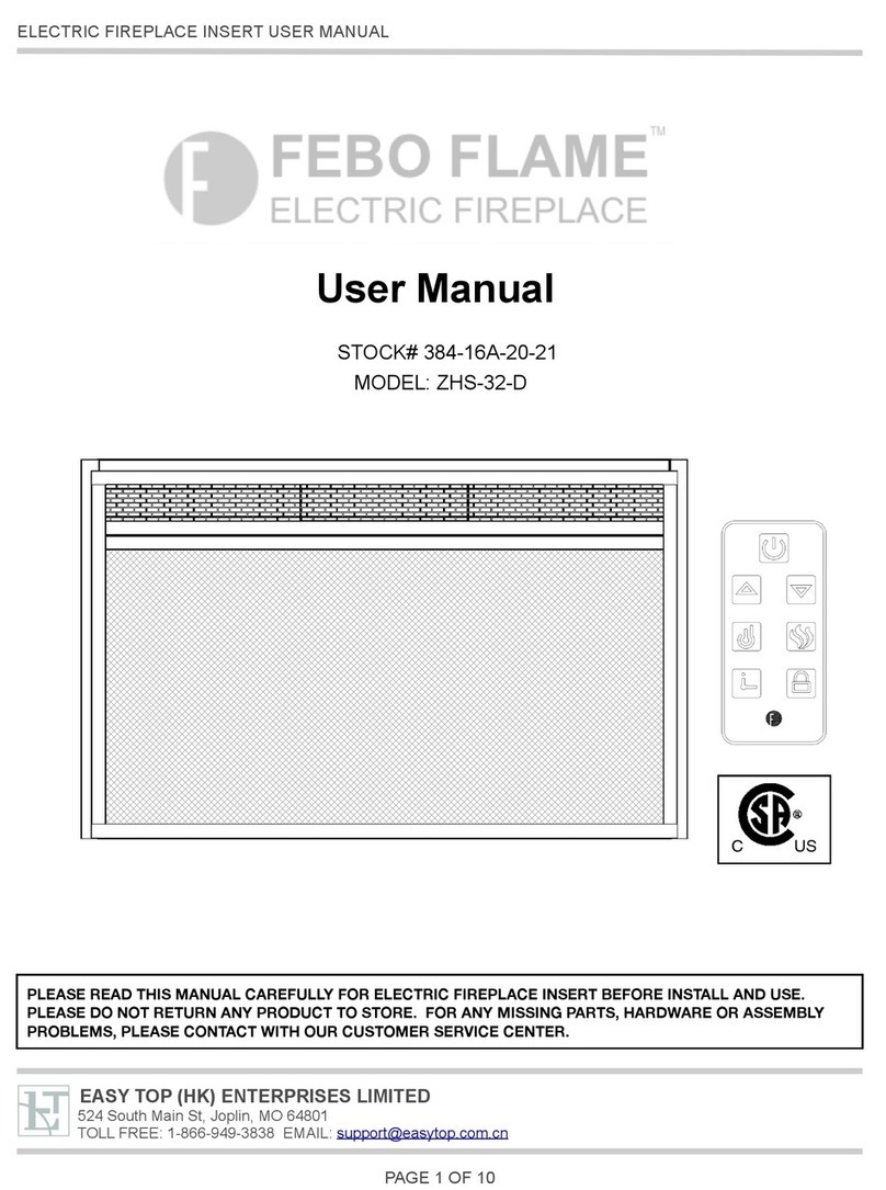 Febo Flame ZHS-32-D user manual