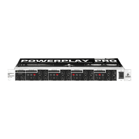 Behringer Powerplay Pro HA4600 User manual