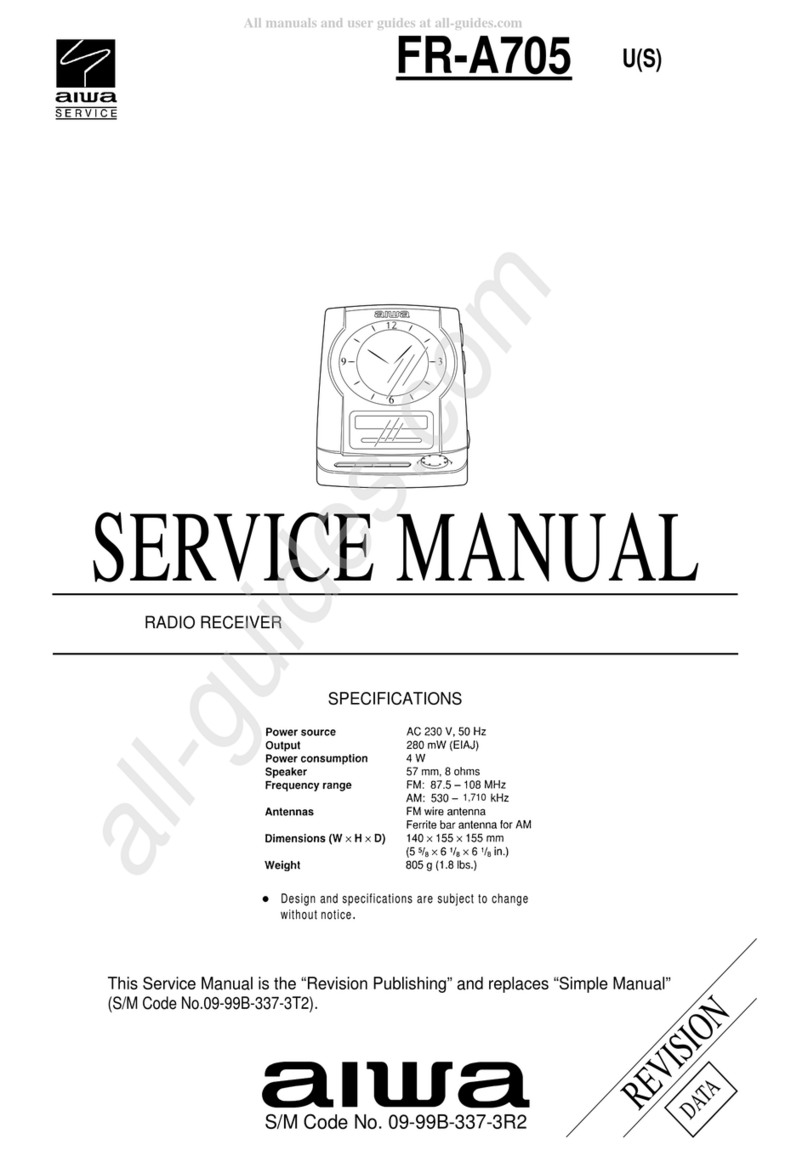Aiwa FR-A705 Service manual