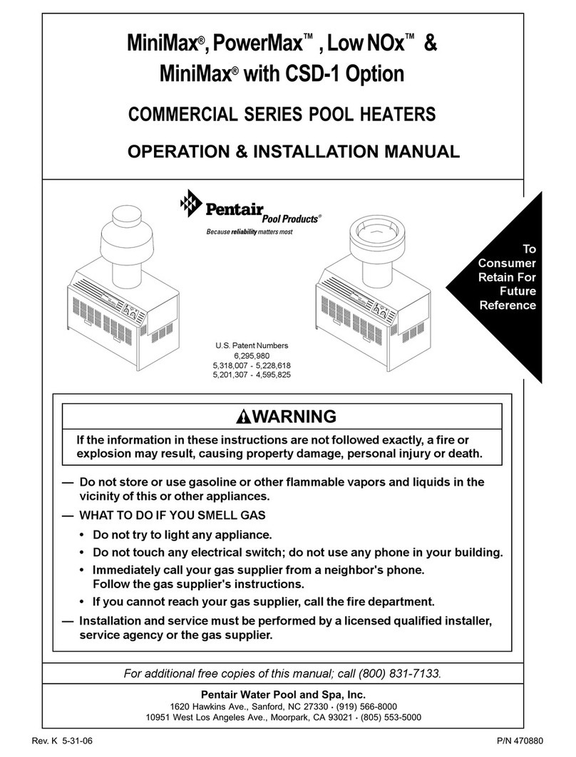 Pentair MiniMax 525 User manual