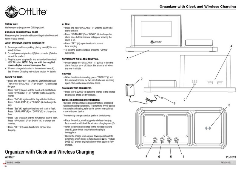 OttLite A03G5T quick start guide