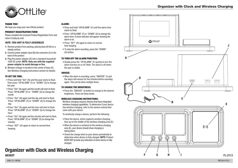 OttLite A03G5T quick start guide