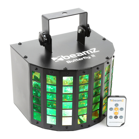 Beamz Butterfly II 6x3W RGBAWP IR instruction manual