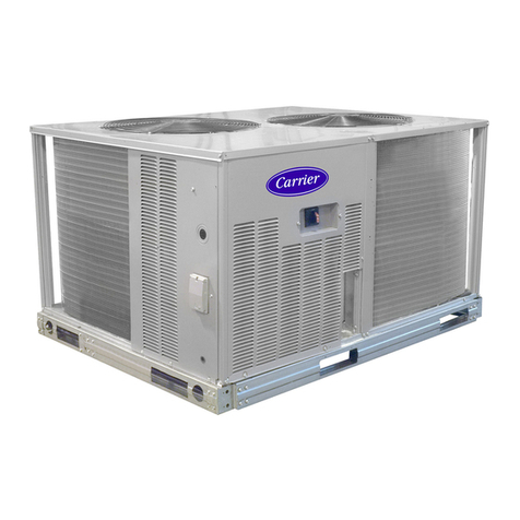 Carrier 38AUD 16 Series Dimensions and installation guide