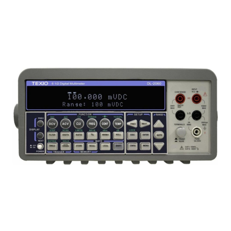 TEXIO DL-2060 User manual