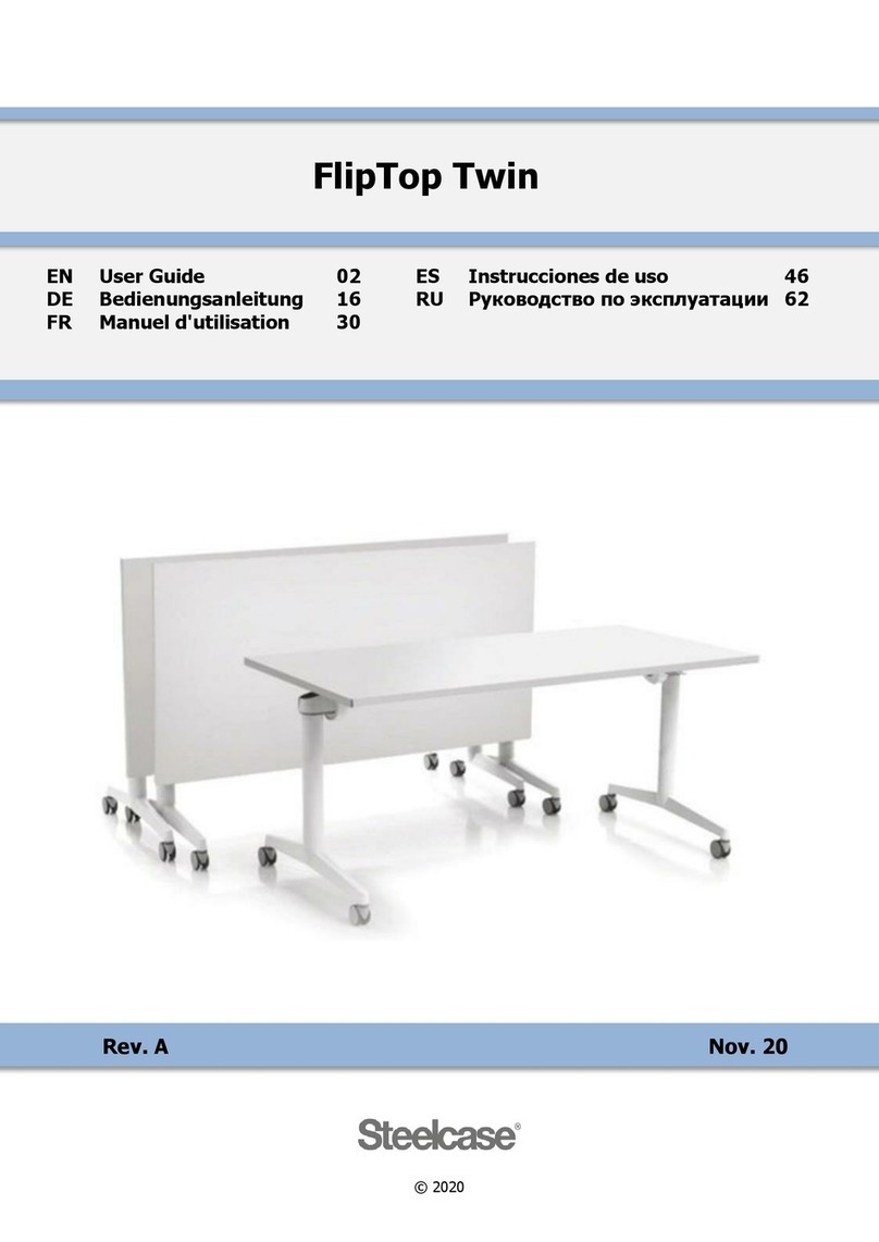Steelcase FlipTop Twin User manual