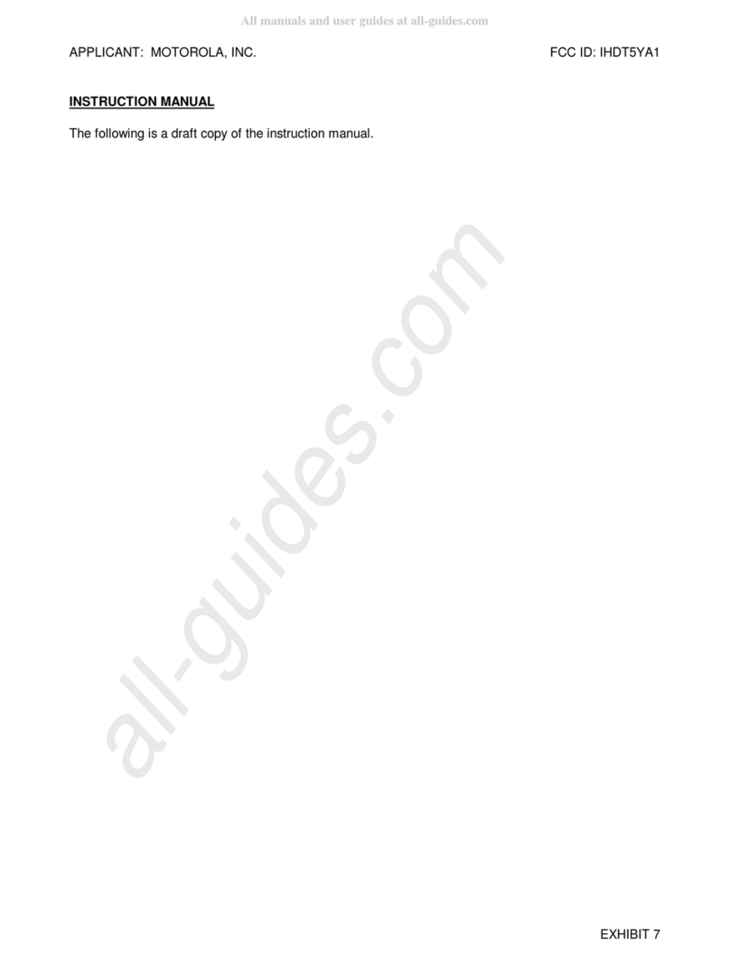Motorola StarTAC instruction manual