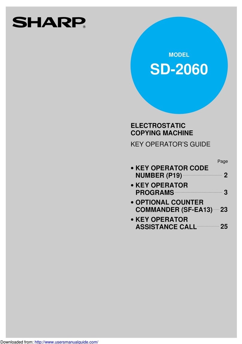 Sharp SD-2060 User manual