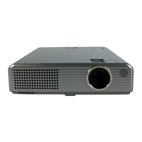 Panasonic PTP1SDU - LCD PROJECTOR User manual