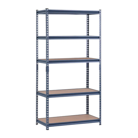 Edsal MUSCLE RACK UR361872PB5G User manual