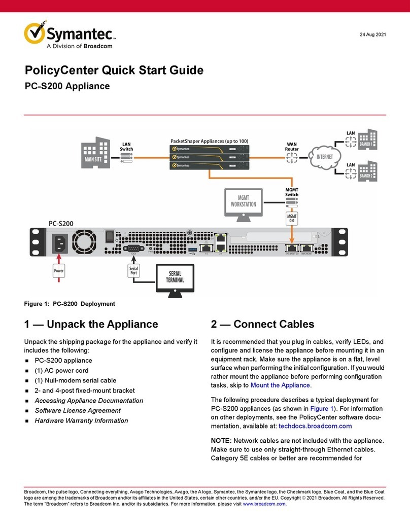 Broadcom Symantec PC-S200 User manual