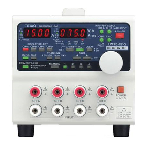 TEXIO LW Series instruction manual