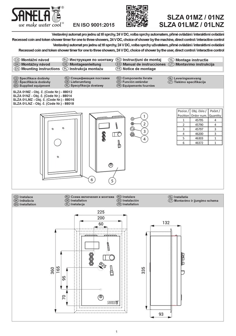 Sanela SLZA 01MZ Mounting instructions