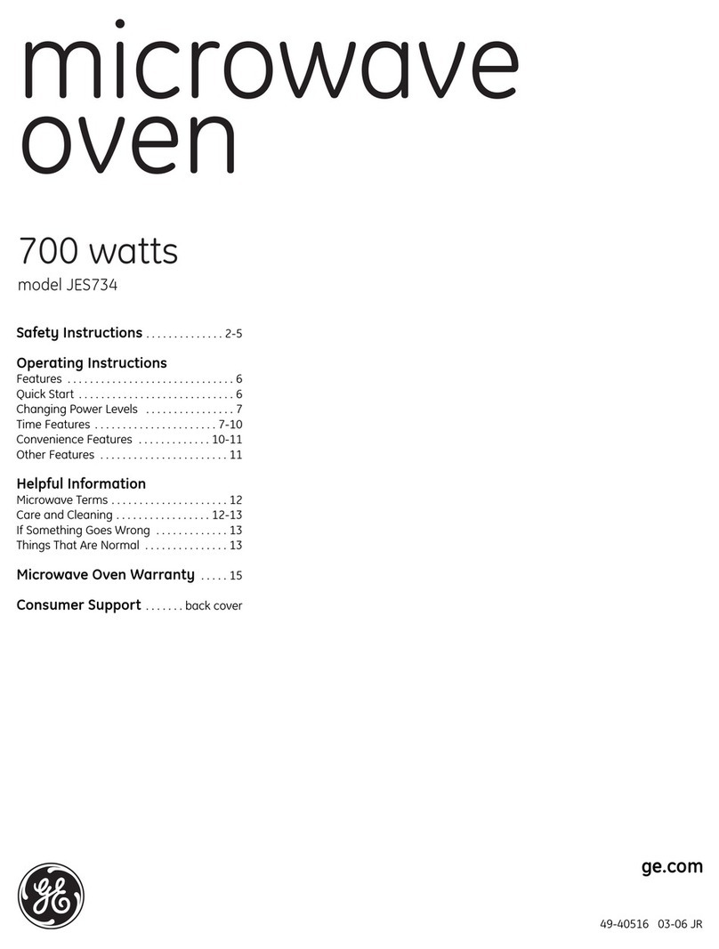 GE JES734 User manual GE JES734 User manual