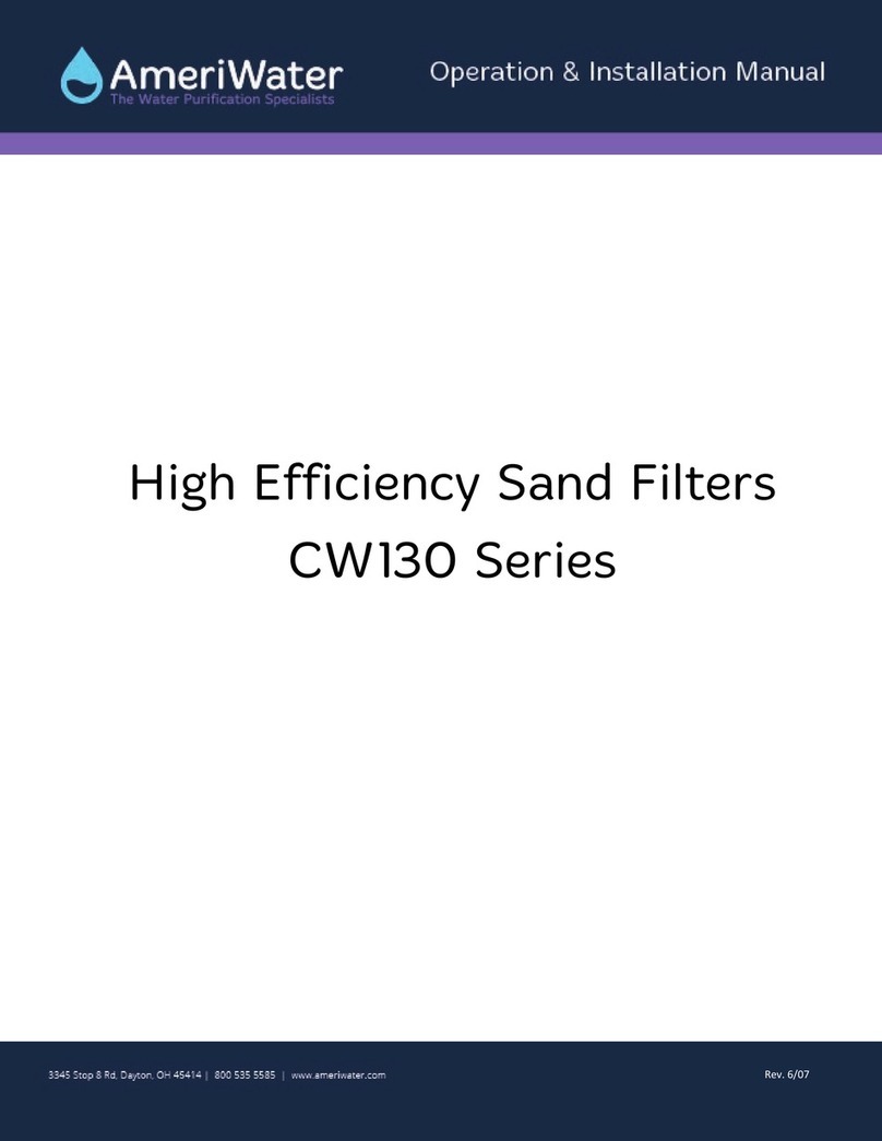 AmeriWater CW130 Series Operation & installation manual
