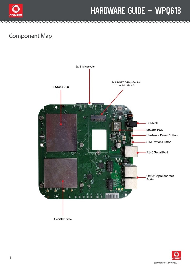 Compex WPQ618 Hardware guide
