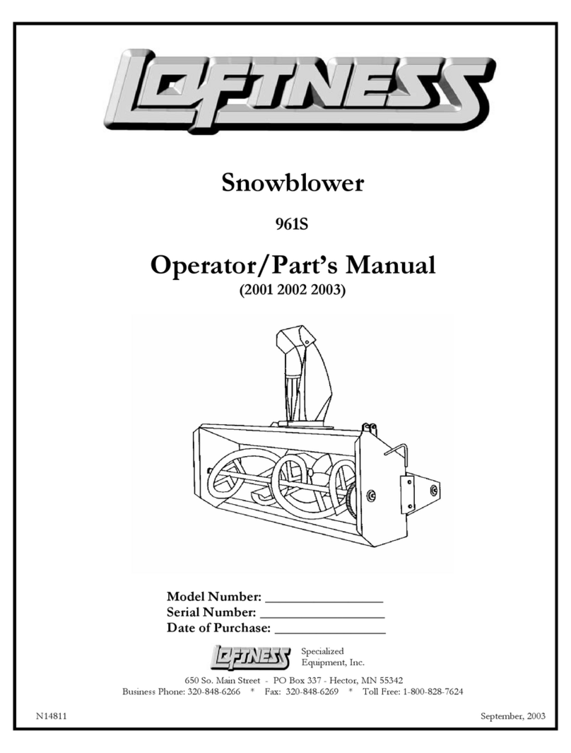 LOFTNESS 961S Programming manual