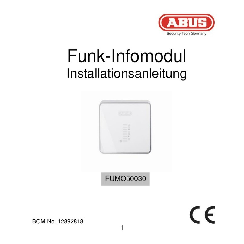 Abus FUMO50030 installation instructions