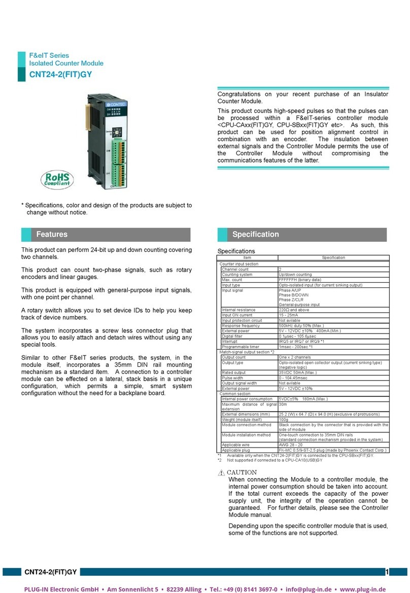 Contec F&eIT Series User manual