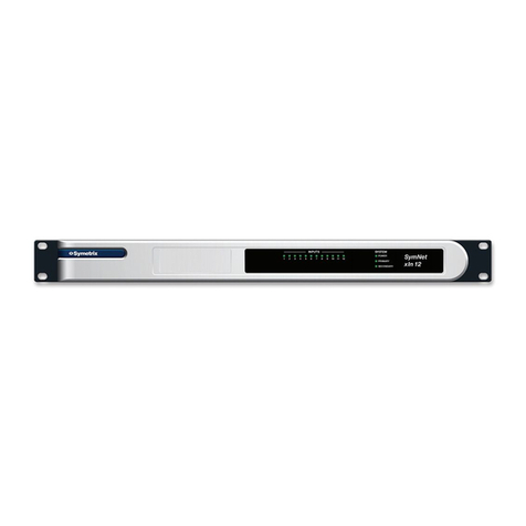 Symetrix SymNet xIn 12 quick start guide