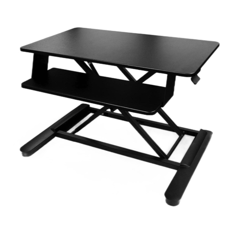 MultiTable Desktop Sit to Stand Workstation User manual